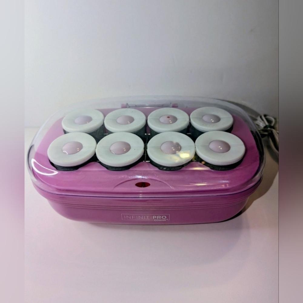 CONAIR Infiniti Pro 2" Jumbo Flocked Hot Rollers Curlers Mega Volume & Waves